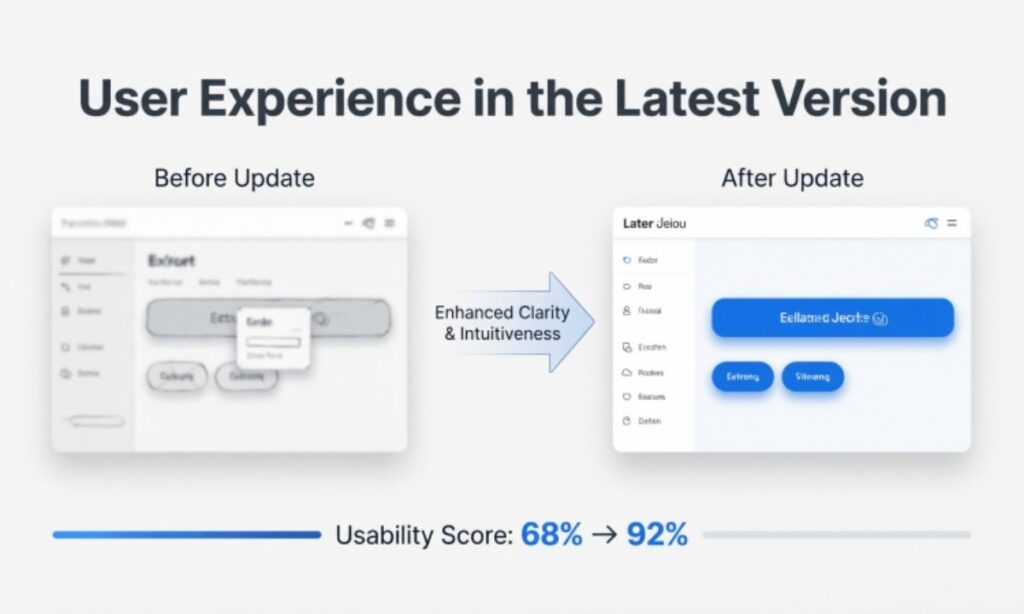 User Experience in the Latest Version