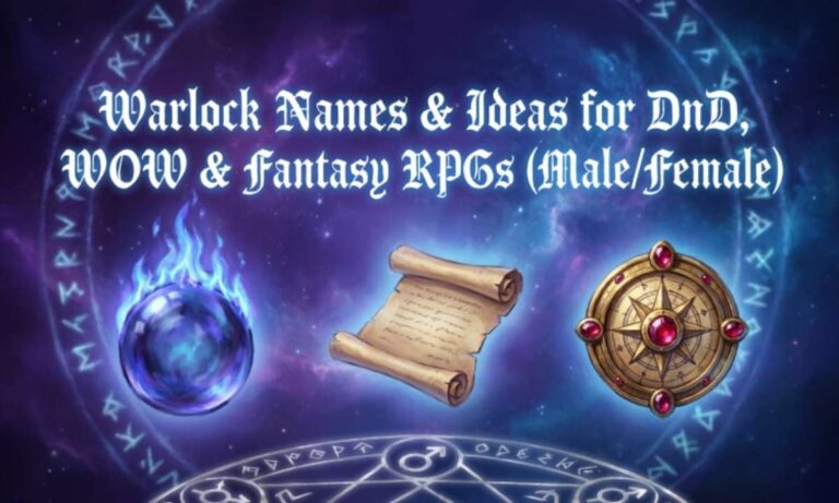 Warlock Names & Ideas for DnD, WoW & Fantasy RPGs (Male/Female)