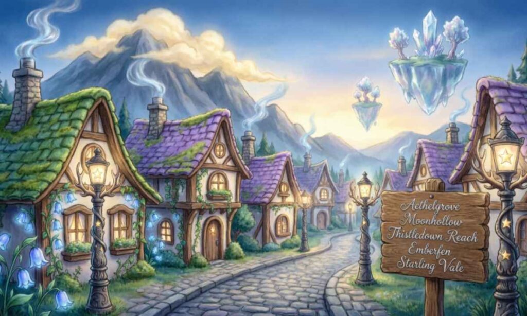 🌿 Fantasy Names for a Town