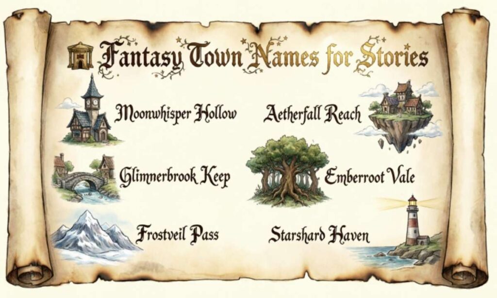 🏰 Fantasy Town Names for Stories