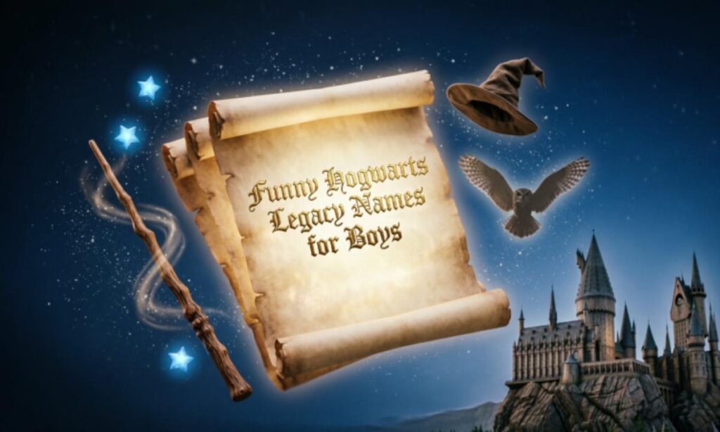 👦 Funny Hogwarts Legacy Names for Boys