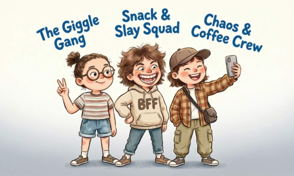 🤣 Funny Trio Names For A Group Of 3 Friends