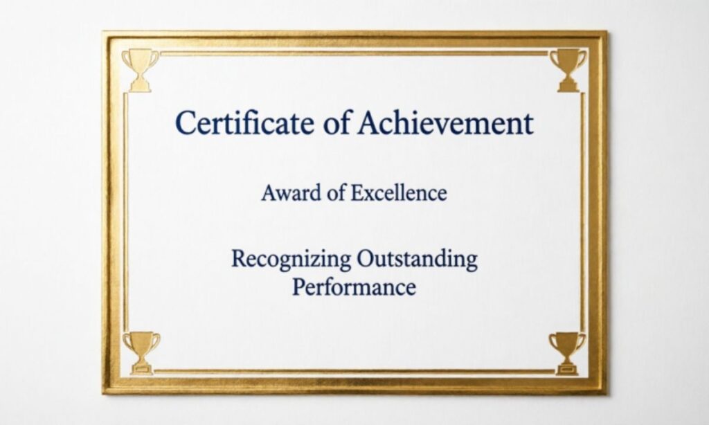 Awards and Recognition