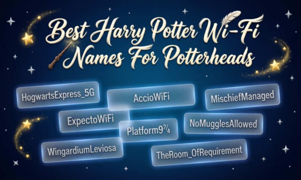 Best Harry Potter Wi-Fi Names For Potterheads