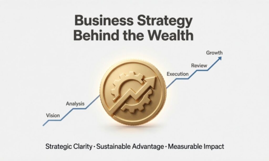 Business Strategy Behind the Wealth