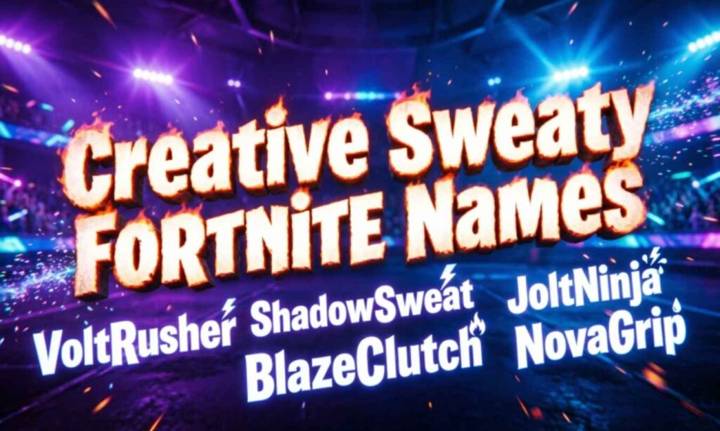 Creative Sweaty Fortnite Names