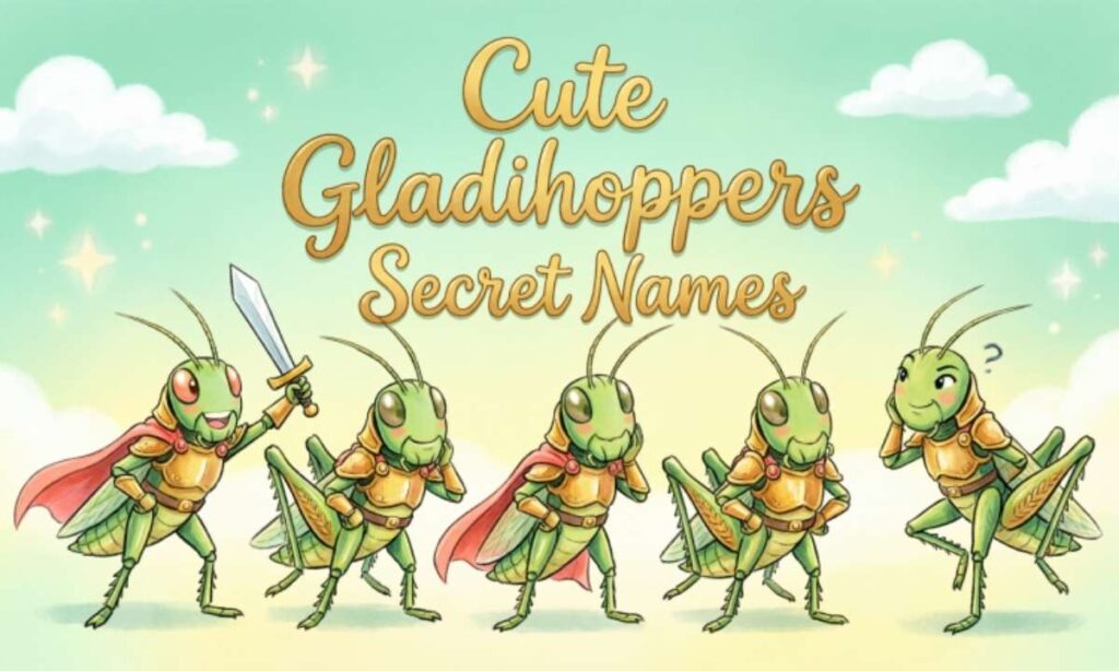 Cute Gladihoppers Secret Names