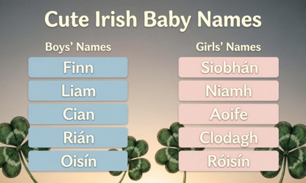Cute Irish Baby Names