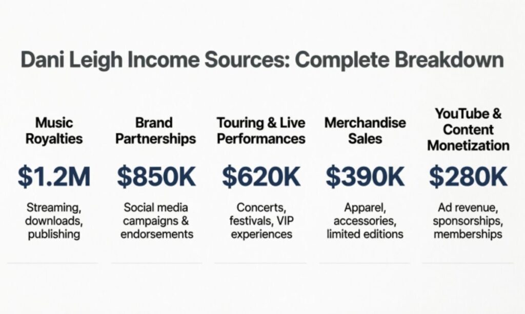 DaniLeigh Income Sources: Complete Breakdown