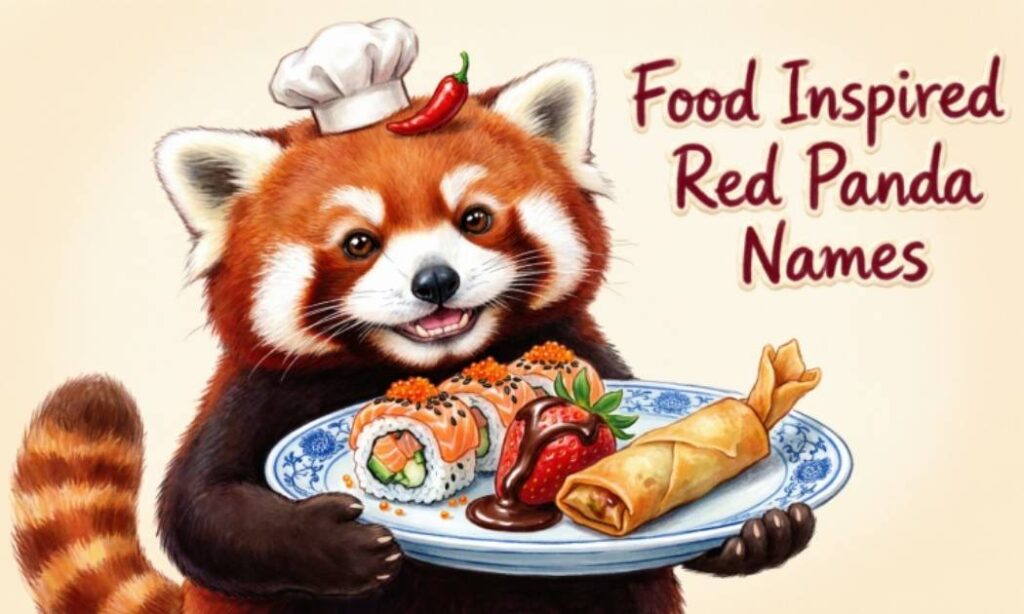 Food Inspired Red Panda Names