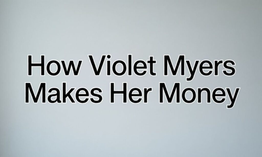 How Violet Myers Makes Her Money