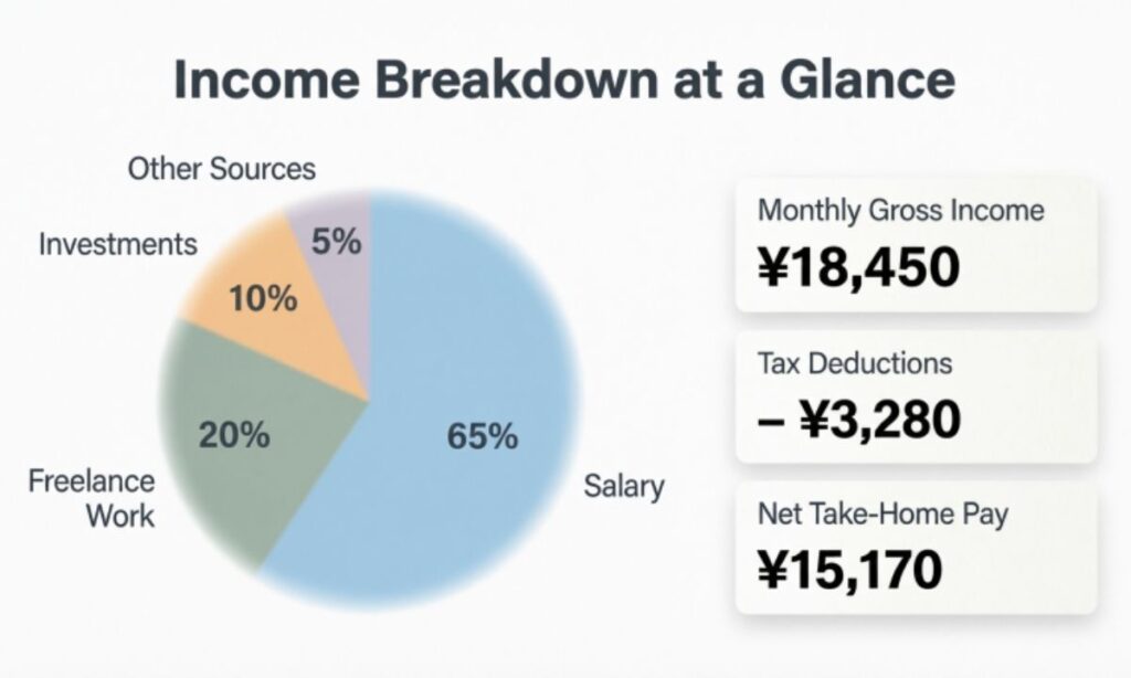 Income Breakdown at a Glance
