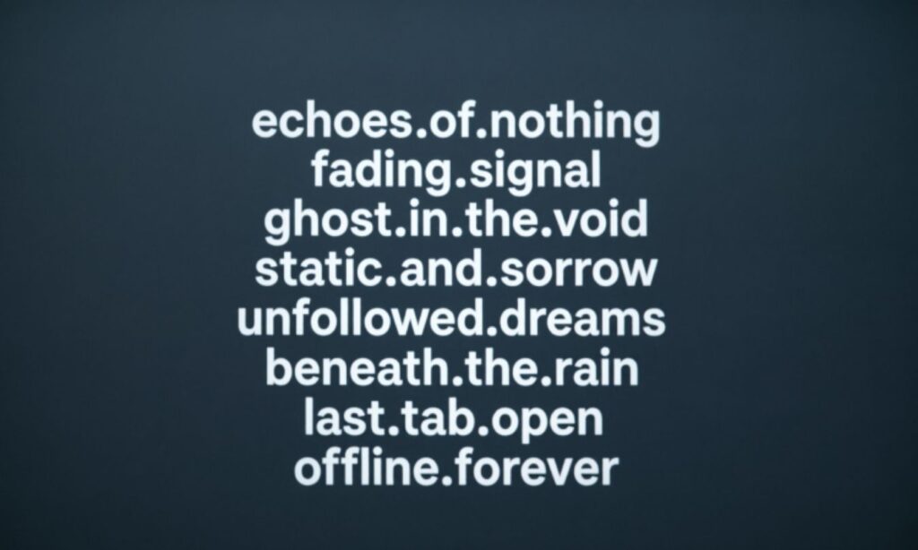 Sad Usernames for Discord