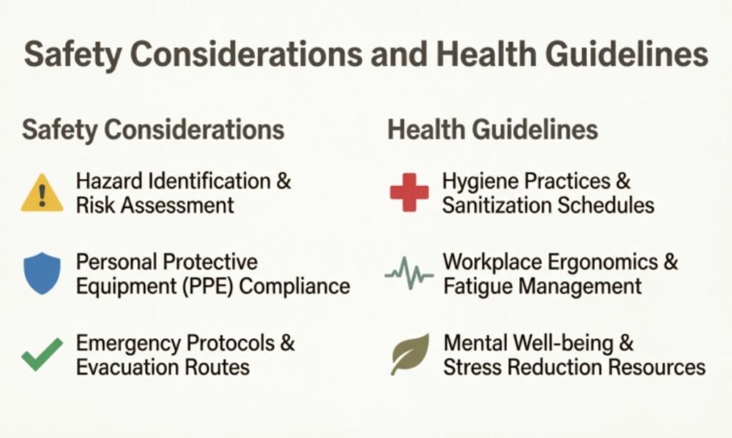 Safety Considerations and Health Guidelines