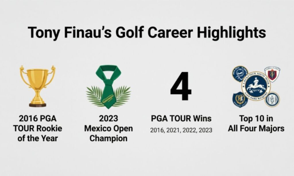 Tony Finau's Golf Career Highlights