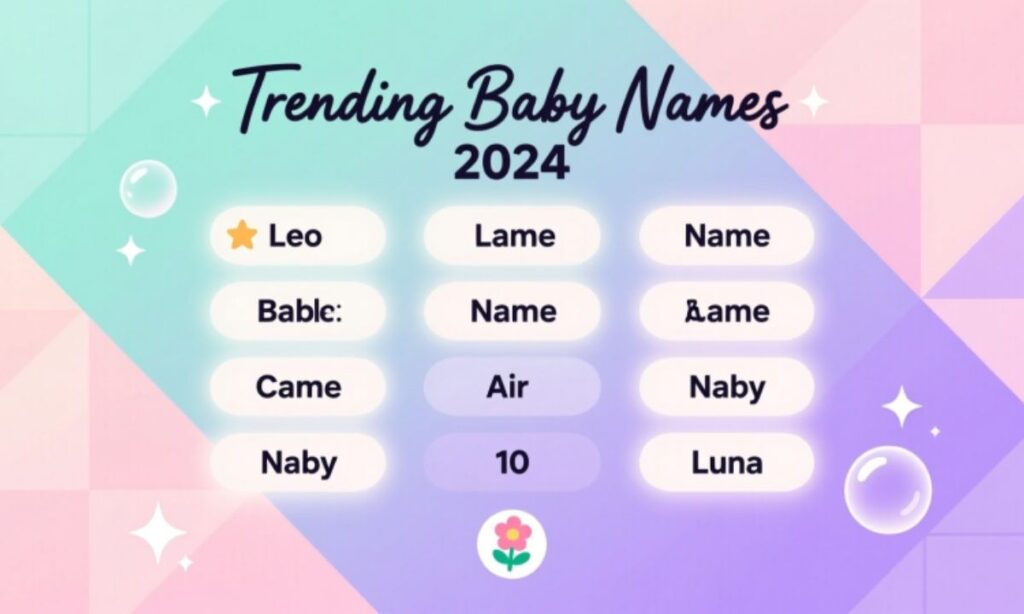 Trending Baby Names Lists