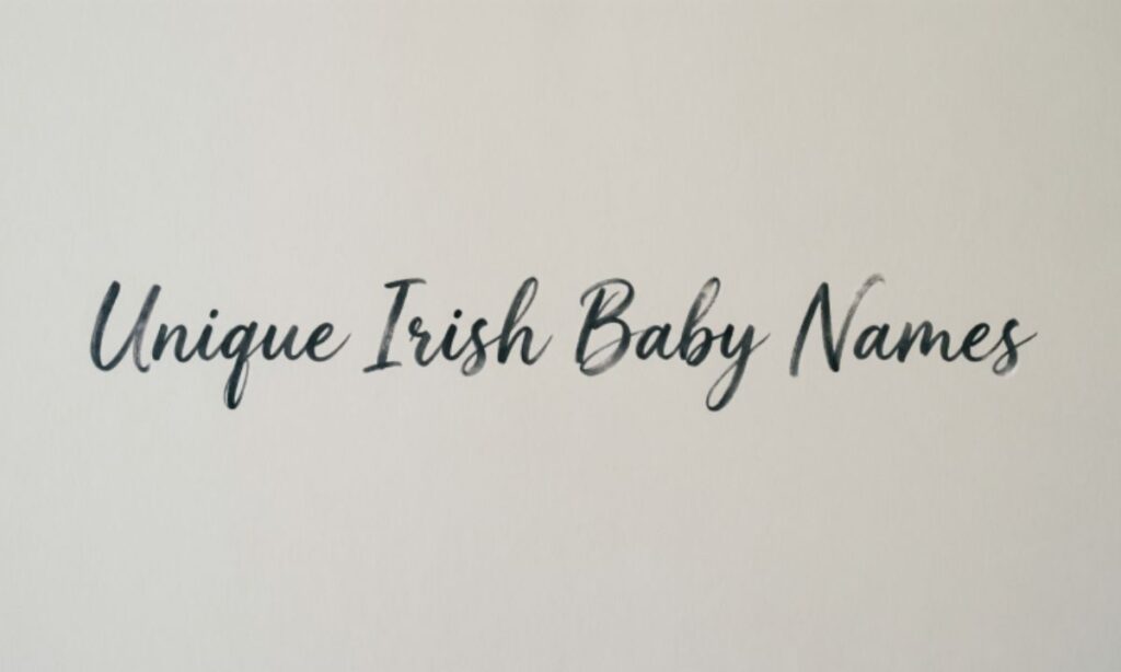 Unique Irish Baby Names