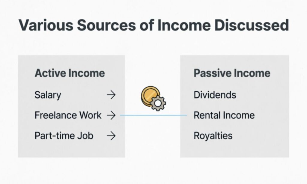 Various Sources of Income Discussed