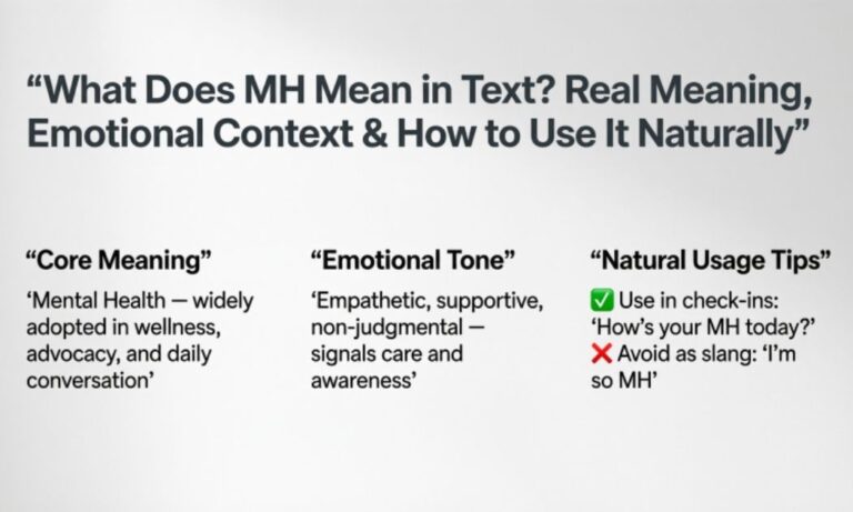 What Does MH Mean in Text? Real Meaning, Emotional Context & How to Use It Naturally