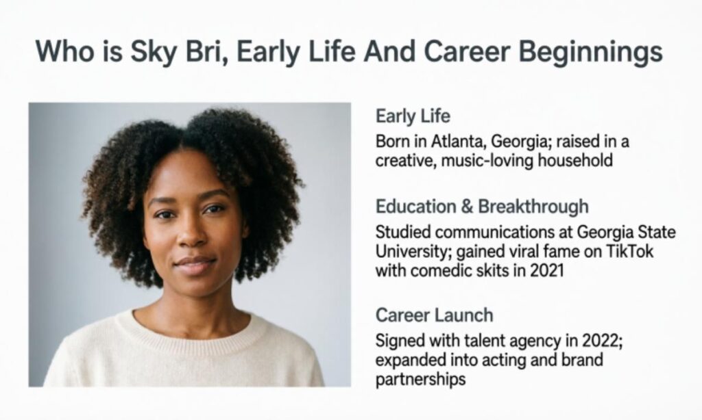 Who is Sky Bri, Early Life And Career Beginnings