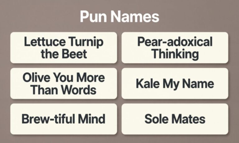 339+ Pun Names That’ll Make You Laugh Out Loud For 2026😄✨