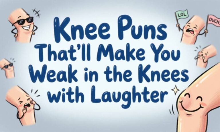340+ Knee Puns That’ll Make You Weak in the Knees with Laughter