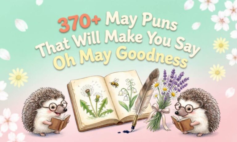 370+ May Puns That Will Make You Say Oh May Goodness