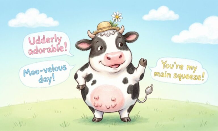 500+ Cute Cow Puns  Best Funny Dirty & Birthday One Liners