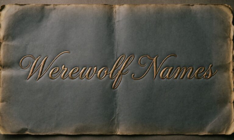 790+ Werewolf Names: Best Male, Female, & Fantasy Name Ideas for Your Character