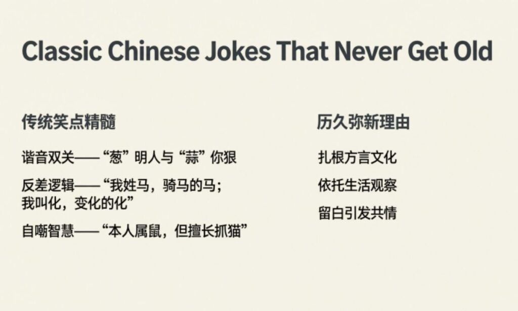 Classic Chinese Jokes That Never Get Old