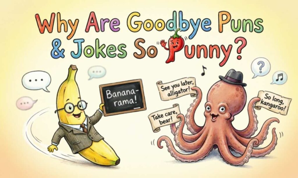 Why Are Goodbye Puns & Jokes So Punny?
