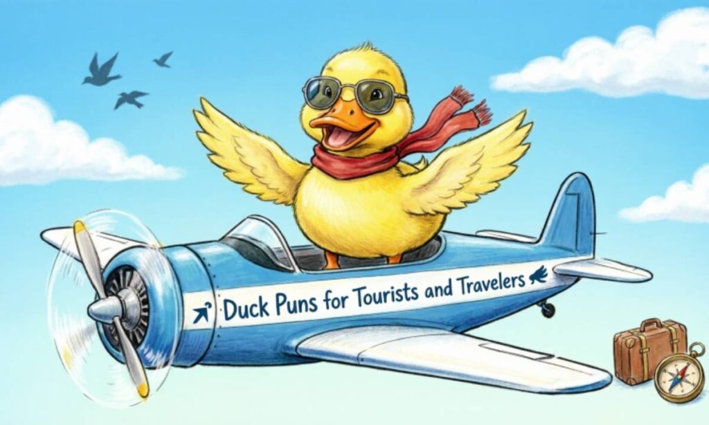 ✈️ Duck Puns for Tourists and Travelers 🦆