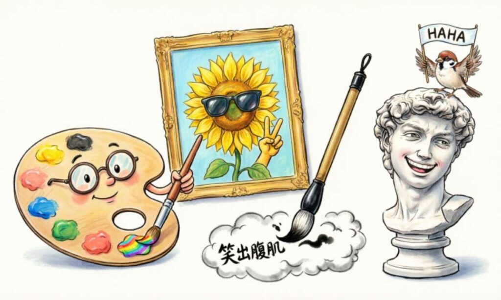 😂 Funny Art Puns Captions