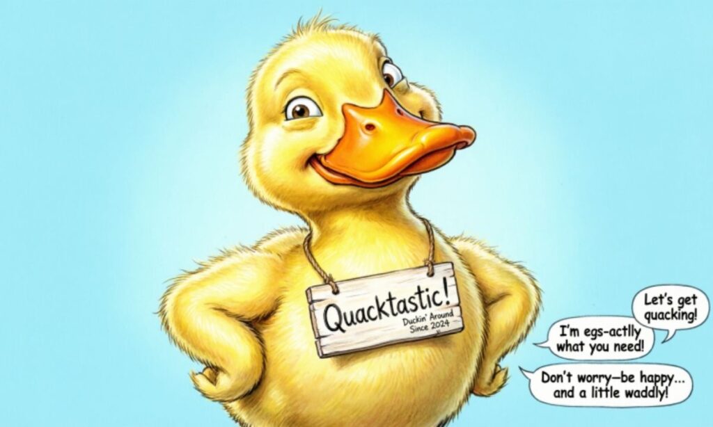 😂 Funny Duck Puns Captions 🦆