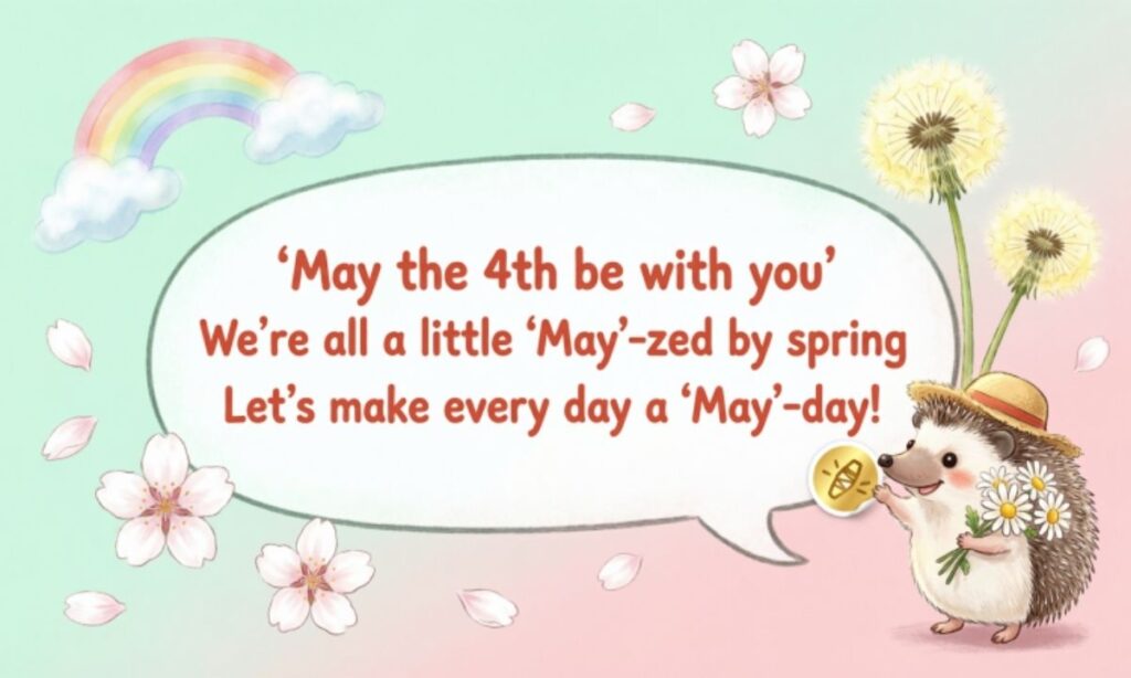 😂 Funny May Puns Captions 